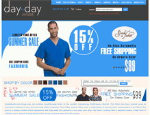 Tablet Screenshot of daybydayscrubs.com